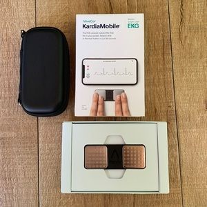 AliveCor KardiaMobile - mobile EKG with protective case.